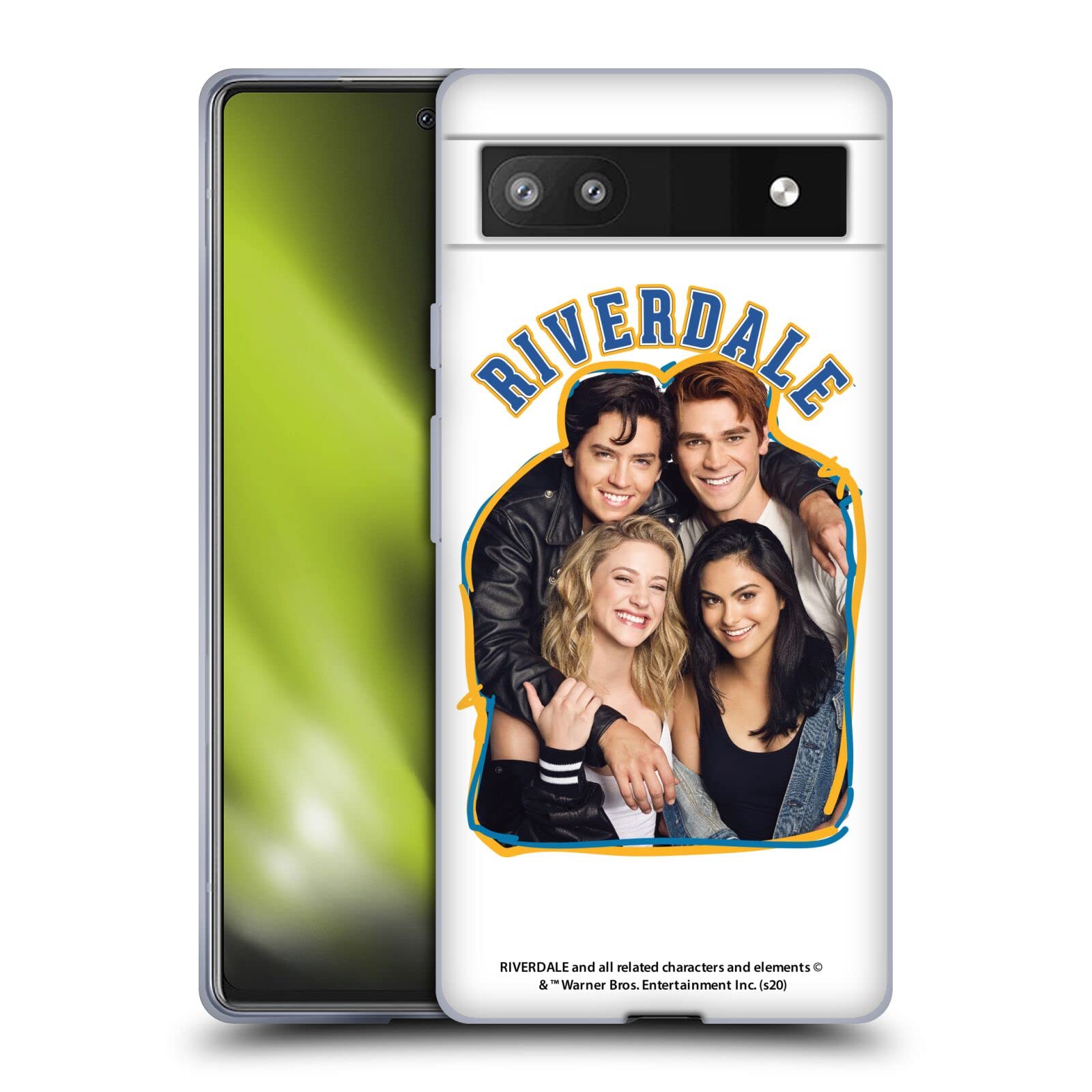 Official Riverdale Cast Art Soft Gel Case for Google Pixel 6a - Show Your Style