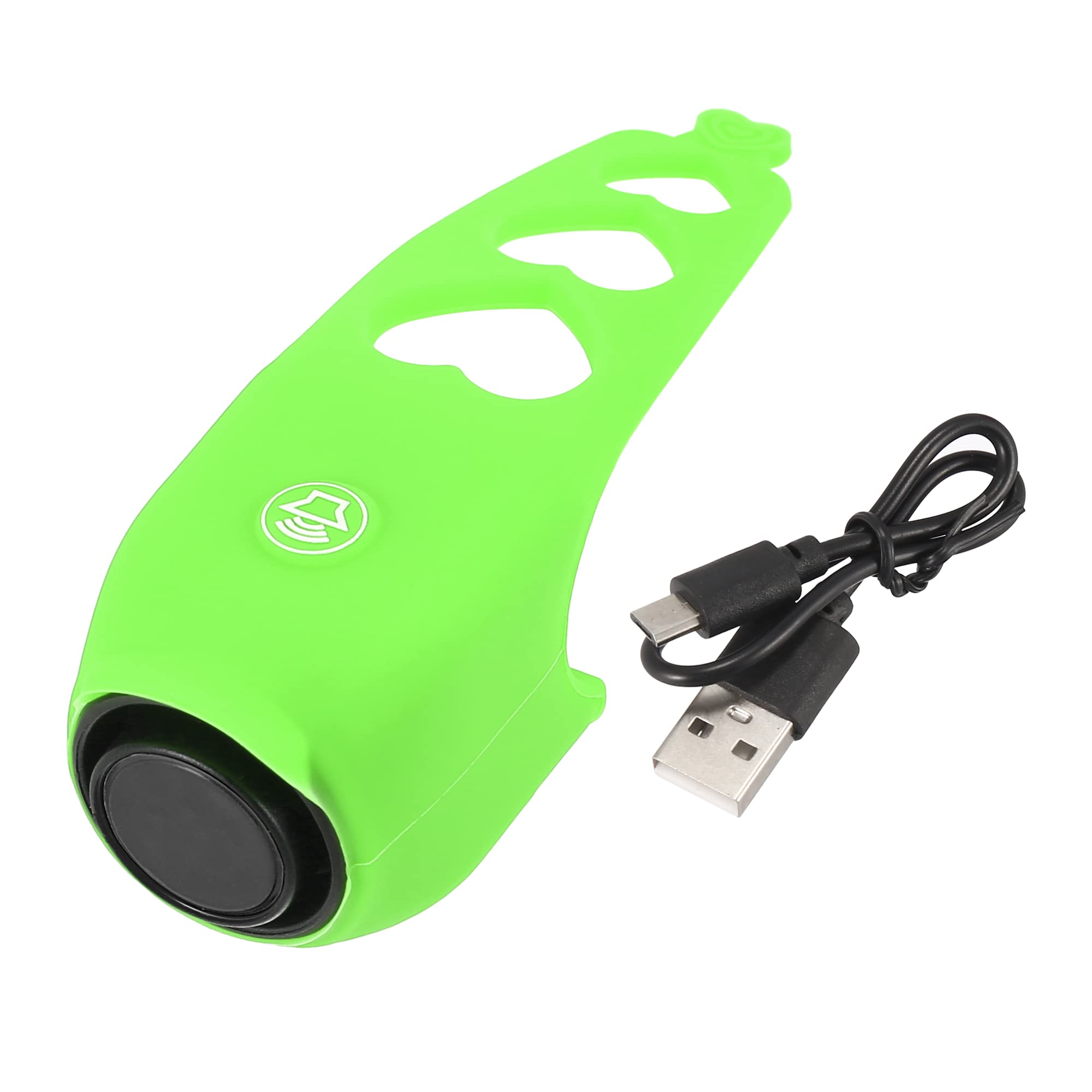 X AUTOHAUX Rechargeable Electric Bike Bell - Loud Bicycle Horn with Silicone Cover for Mountain & Road Bikes | Perfect for Urban Commuting & Outdoor Cycling Safety