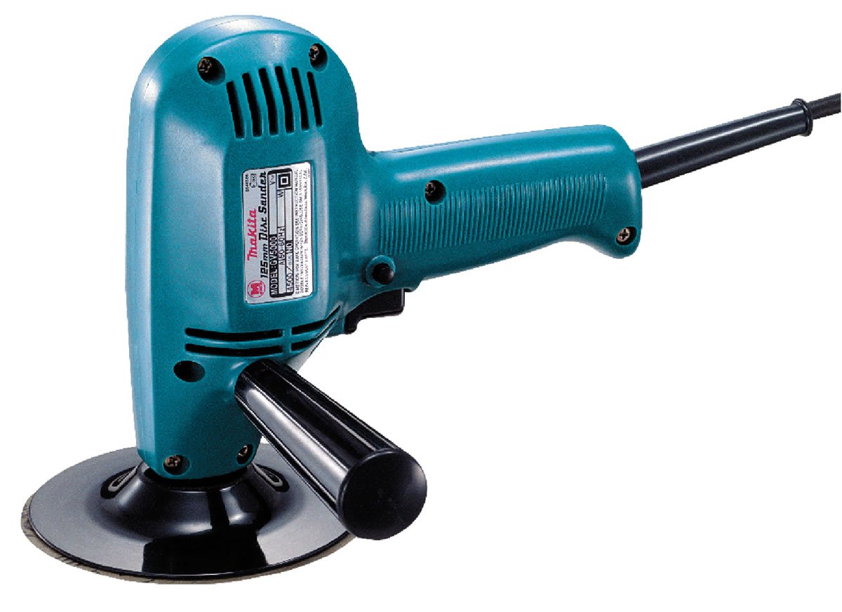 Makita GV-5010 5-Inch Disc Sander - Professional Power Tool for Woodworking, Metal Sanding & Surface Finishing - Perfect for DIY Projects, Home Renovation & Workshop Use