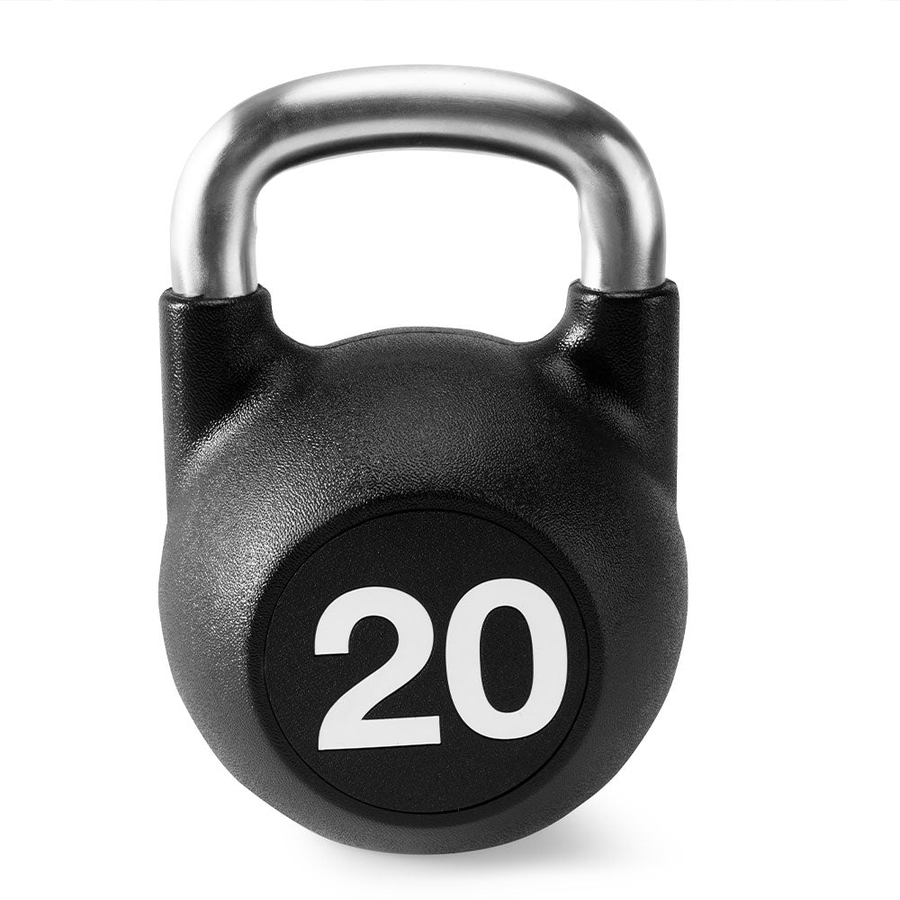 Weider Poly Encased Competition Kettlebell 20lbs - Durable Workout Equipment for CrossFit, Strength Training & Home Gym Fitness