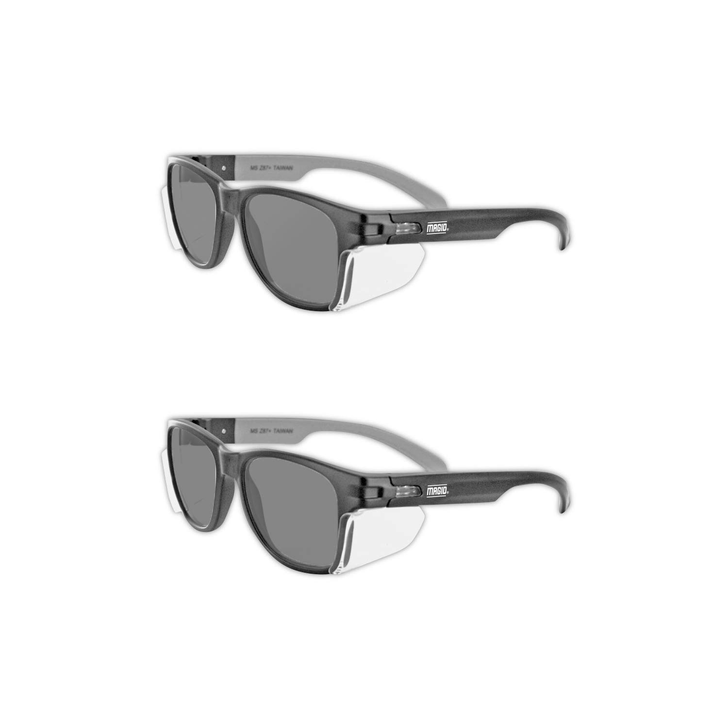 MAGID Gemstone Y50 Anti-Fog Safety Glasses with Side Shields - ANSI Z87.1 Certified Protective Eyewear for Construction, Woodworking & DIY Projects