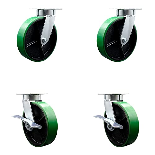 4 Swivel w/2 Side Lock Brakes