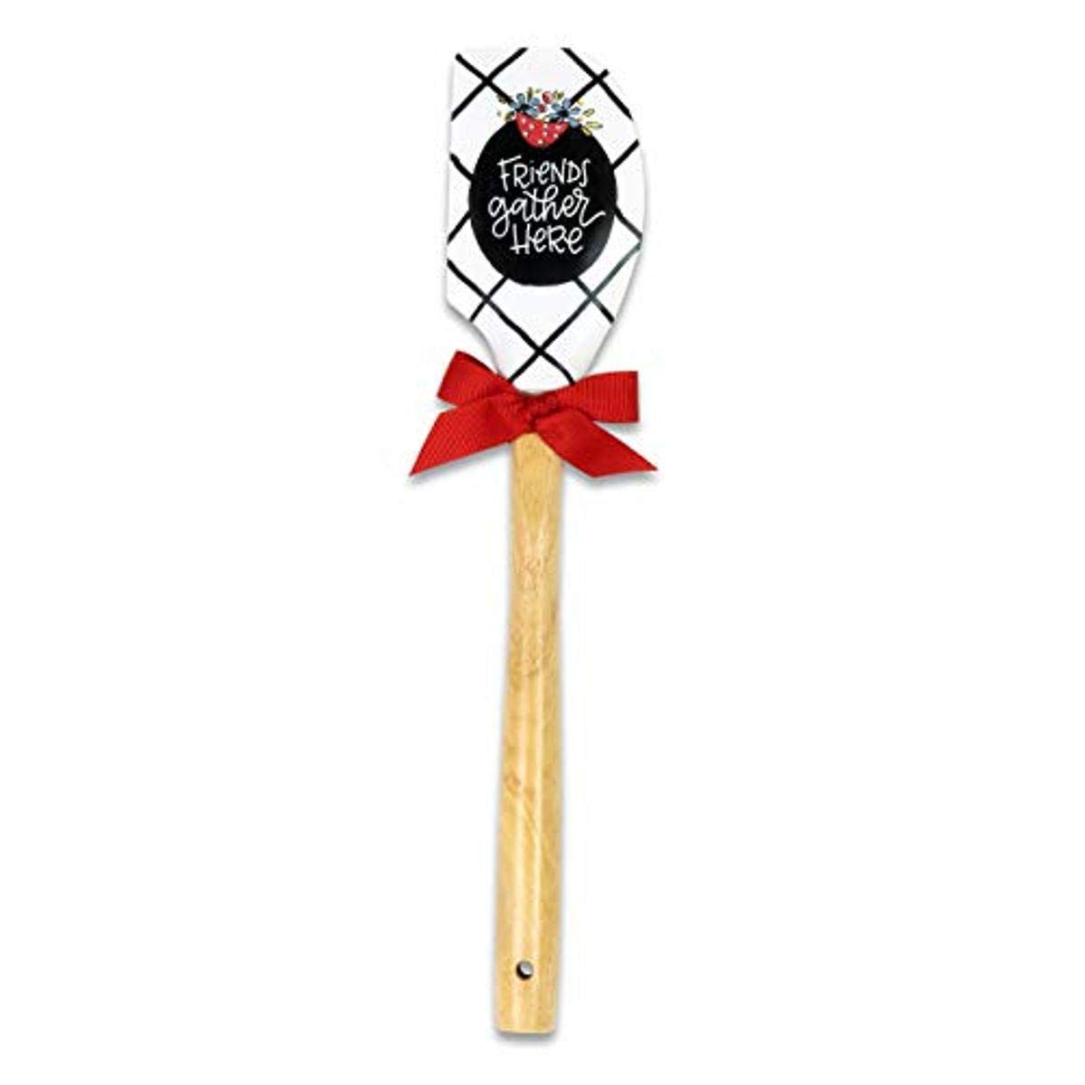 Shannon Road Gifts Classic Kitchen Silicone Spatula - 12.5 Inch Dishwasher Safe, Heat Resistant, Double-Sided Cooking Utensil for Baking, Mixing & Flipping - Perfect for Home Cooking, BBQ & Friends Gatherings