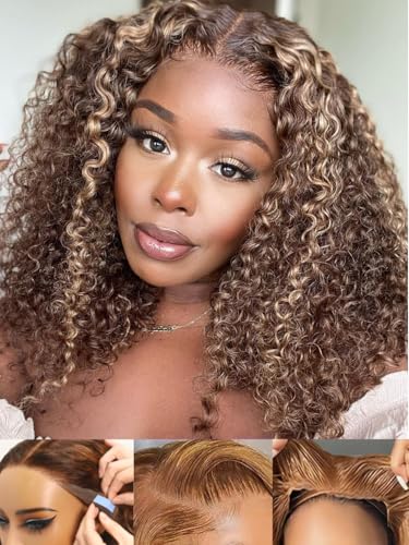 Honey Bloned Curly Wig