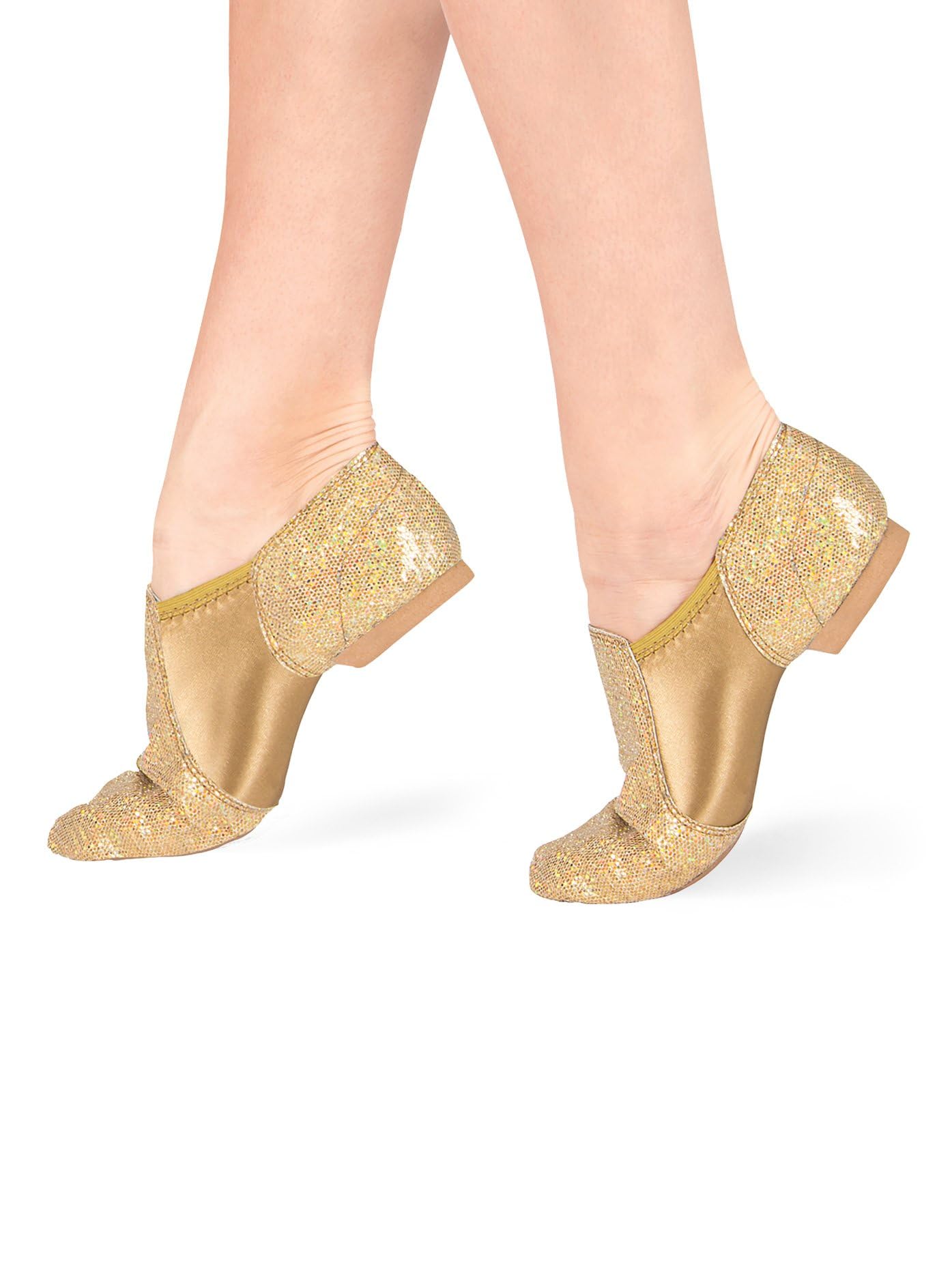 Double Platinum Women's Glitter Jazz Dance Shoes - Professional Ballroom, Latin, Salsa & Performance Shoes for Women - Perfect for Dance Competitions, Performances & Practice