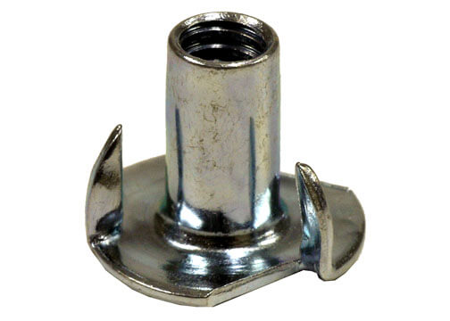 McBride T-Nut 14 Pack - Heavy Duty Steel Fasteners for Furniture, Woodworking & DIY Projects - Secure Assembly for Tables, Chairs & Shelves