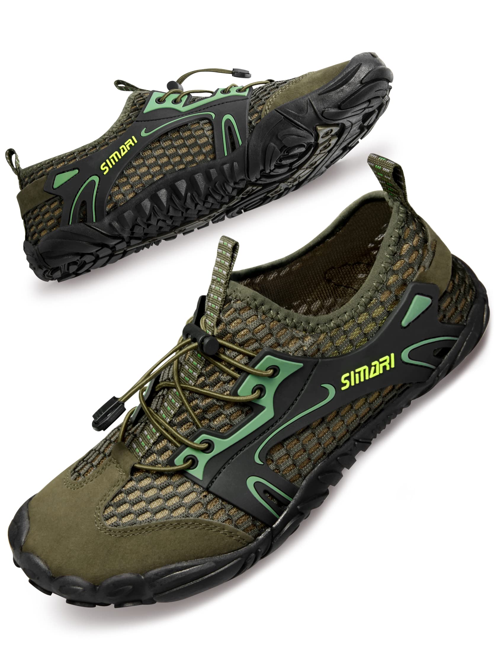 SIMARI Water Shoes for Men & Women - Quick Dry Aqua Socks, Barefoot Beach Swim Shoes for Pool, Lake, Surfing, Kayaking, Diving & Boating - Lightweight Athletic Water Shoes for Walking, Hiking & Outdoor Activities