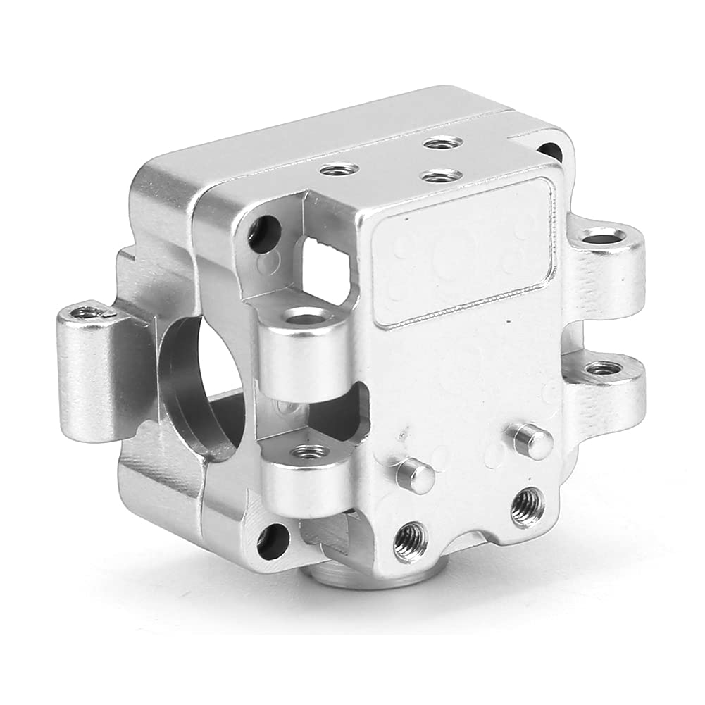 Aluminum Alloy RC Gear Box Replacement Part for Remote Control Cars - Compatible with K989-24S Model - High Performance Upgrade Accessory for RC Car Enthusiasts (Silver) | Perfect for DIY Assembly, Off-Road Racing & RC Vehicle Maintenance