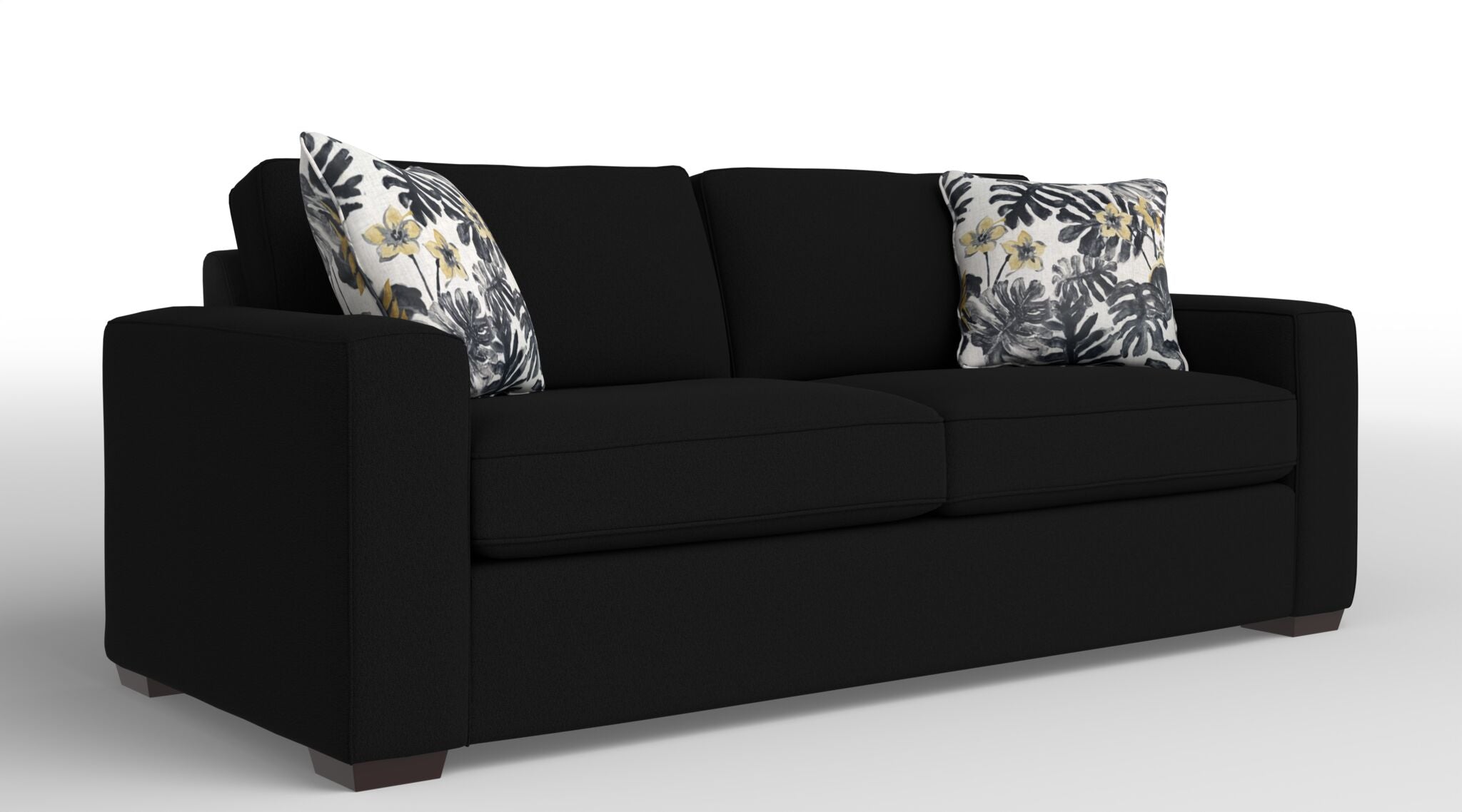 Celeste Sofa by Jacob in Dark Grey - Modern Comfort for Living Room, Lounge & Office Spaces