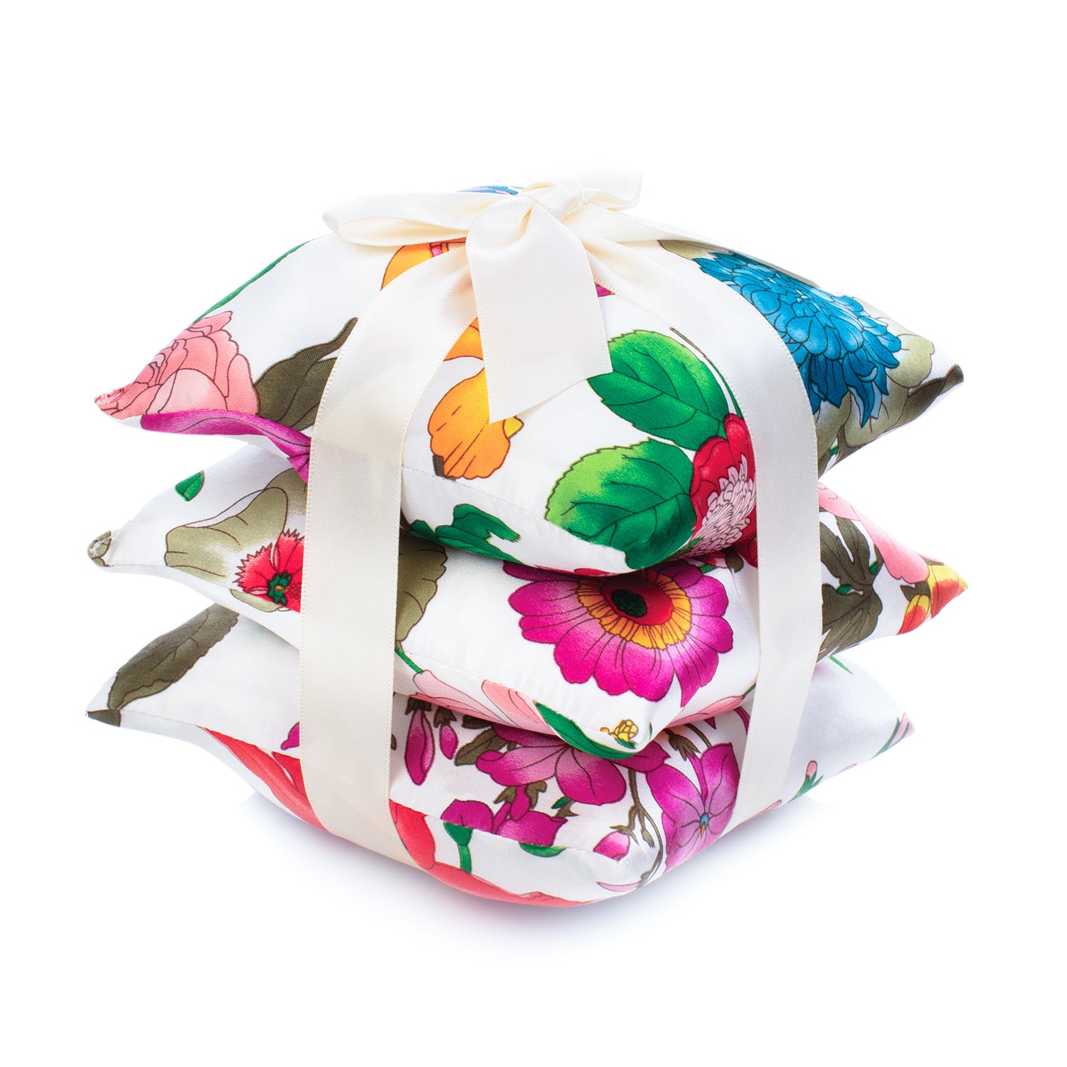 Premium Silk Sachet Set - Luxurious Fragrance Pouch for Drawers, Closets & Gift Giving | Handmade Scented Sachets for Home, Wedding Favors & Aromatherapy