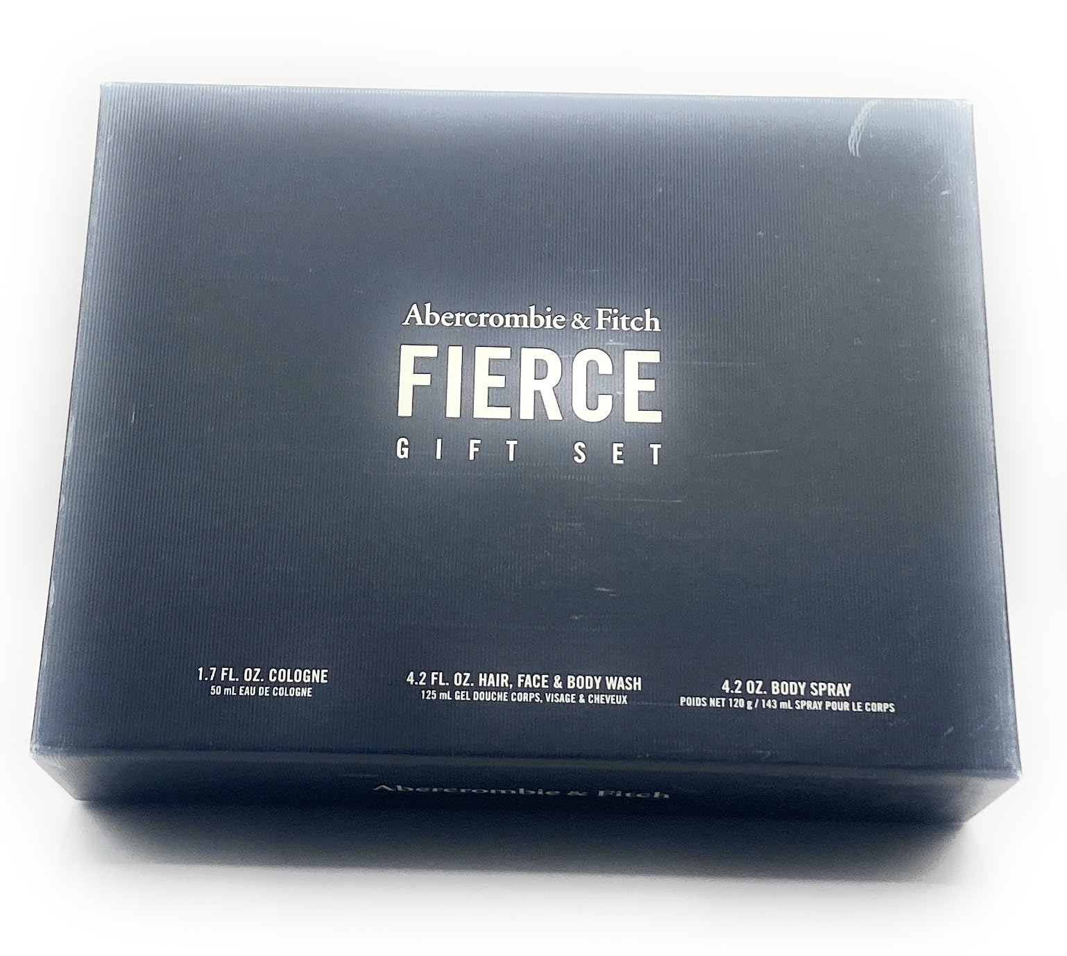 Fierce Men's Cologne Gift Set - 1.7 oz Eau de Cologne, Hair & Body Wash, Body Spray - Perfect for Gifts, Date Nights & Special Occasions