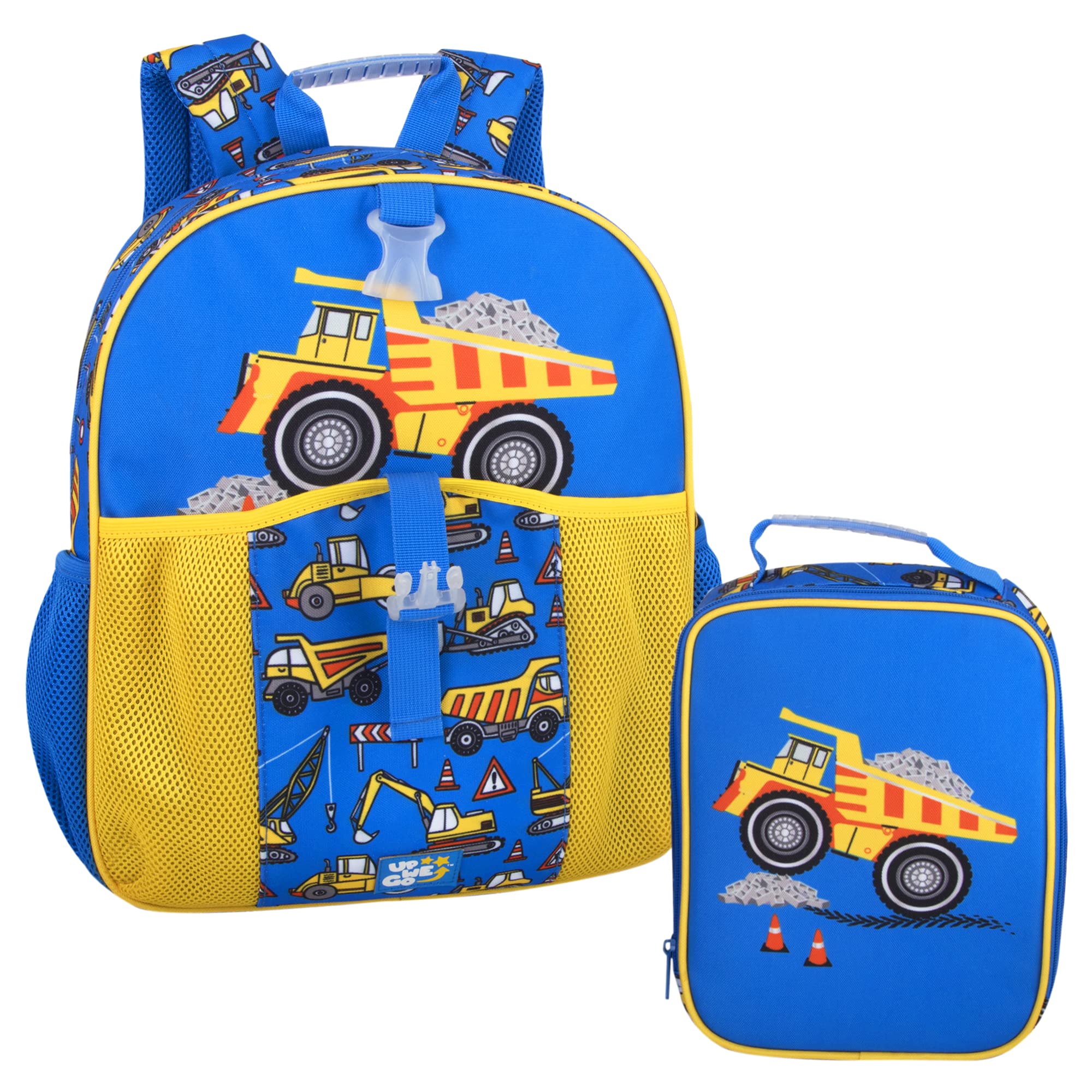 Up We Go Kids Backpack and Lunch Bag Set for Toddler, Preschool & Elementary School - Durable & Stylish for Boys & Girls - Perfect for School, Travel & Outdoor Adventures