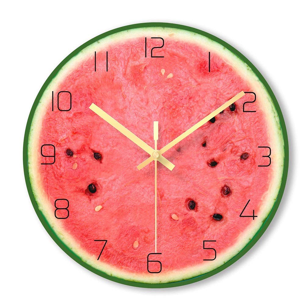 Modern Wall Clock for Home Decor - 12 Inch Square Silent Non-Ticking Hanging Clock for Living Room, Bedroom, Office - Perfect for Farmhouse, Minimalist & Contemporary Interior Design (29.5 x 29.5 x 0.4 cm)