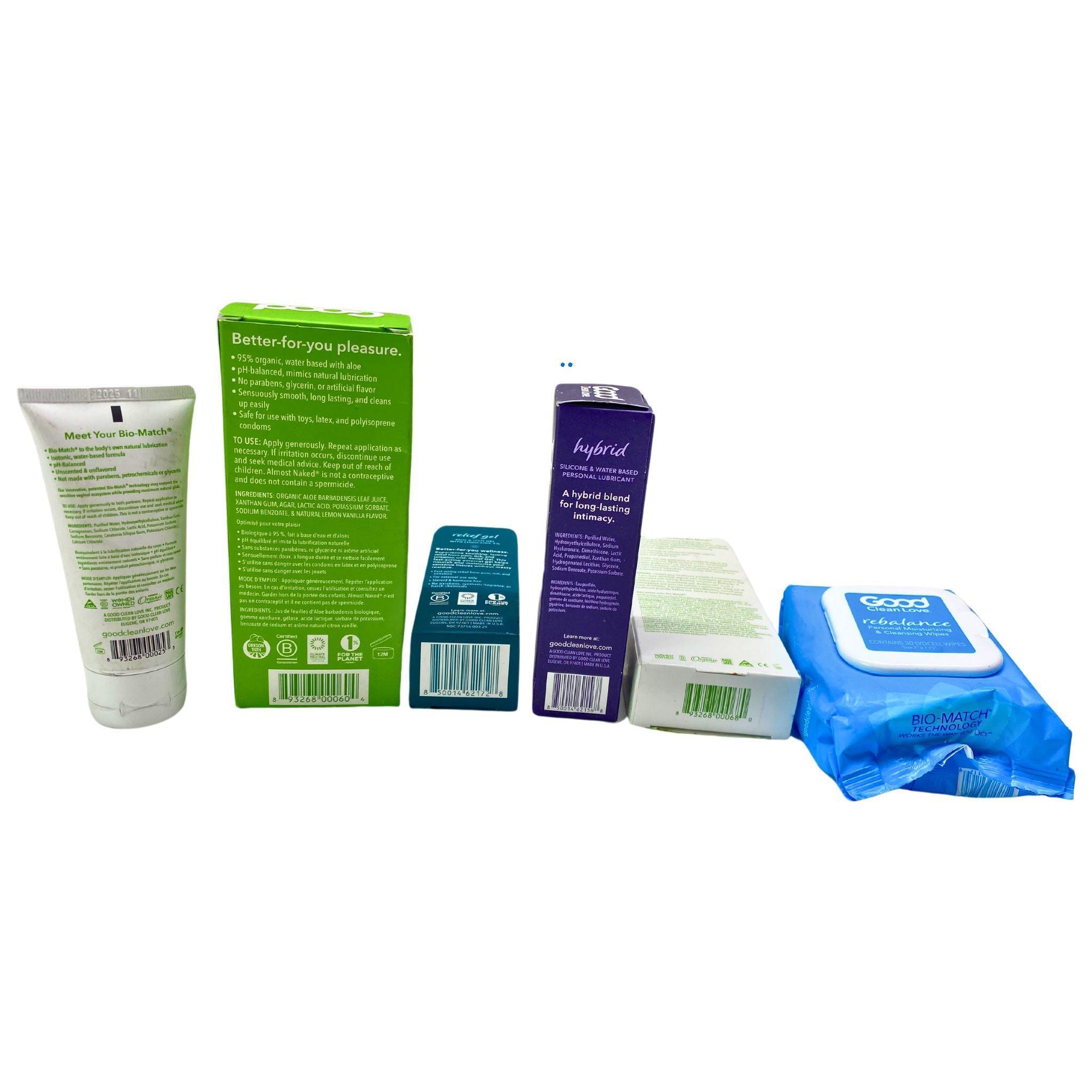 Good Clean Love Personal Lubricant Wipes - 32 Count Pack | pH-Balanced, Hypoallergenic Intimate Wipes for Women & Men | Perfect for Travel, Gym & On-The-Go Freshness
