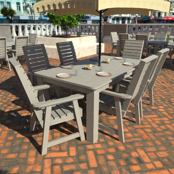 Glennville 7-Piece Dining Set - Modern Wooden Table & Chairs for Kitchen, Dining Room, Patio | Perfect for Family Meals & Entertaining Guests