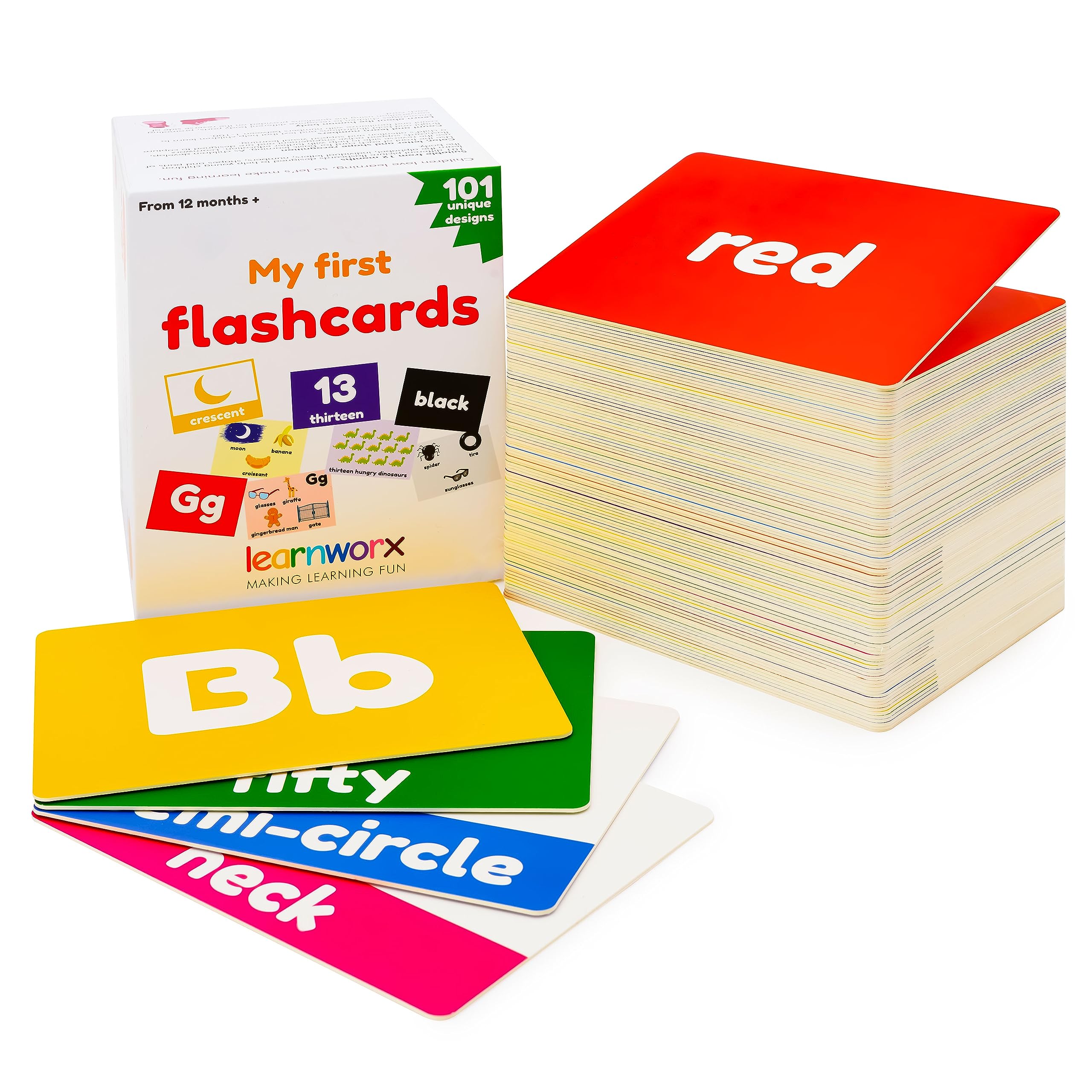 Toddler Flash Cards 1-5 Years - Alphabet, Numbers & Animals for Preschool Learning | Perfect for Home & Classroom