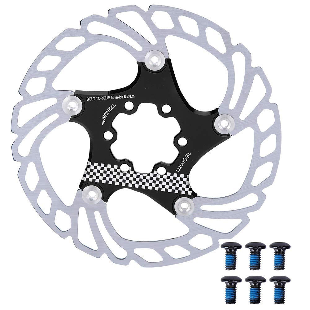 Xinwoer 180mm Floating Bicycle Brake Disc - CNC Precision Machined Mountain & Road Bike Brake Rotor - Easy to Adjust Cycling Accessories for Enhanced Stopping Power | Perfect for MTB, Road Bikes & Commuting
