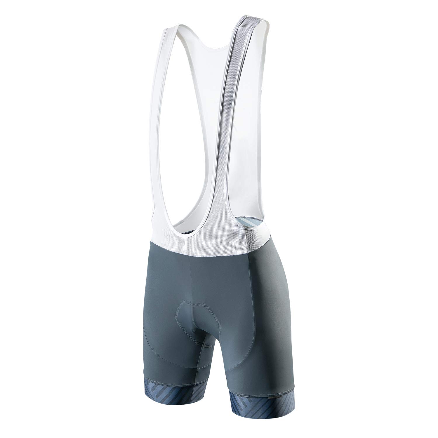 Santic Men's 3D Padded Cycling Bib Shorts - Breathable Black Bike Shorts with Comfortable Chamois for Road & Mountain Biking | Perfect for Training, Racing & Long Distance Cycling
