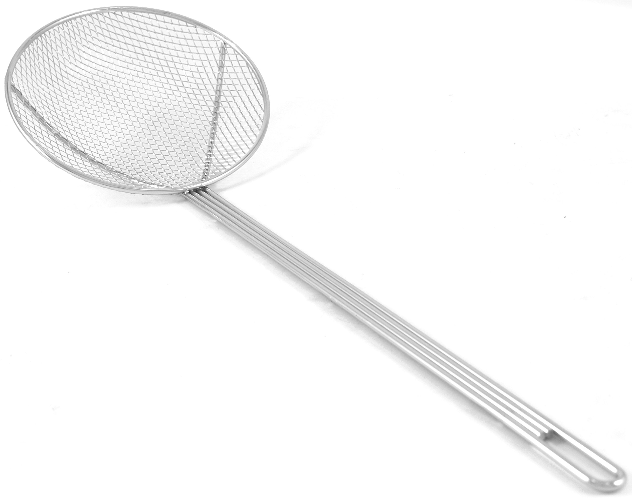 Premium Stainless Steel Kitchen Strainer - Fine Mesh Colander for Pasta, Vegetables & Fruits - Durable & Rust-Proof for Cooking, Baking & Food Prep