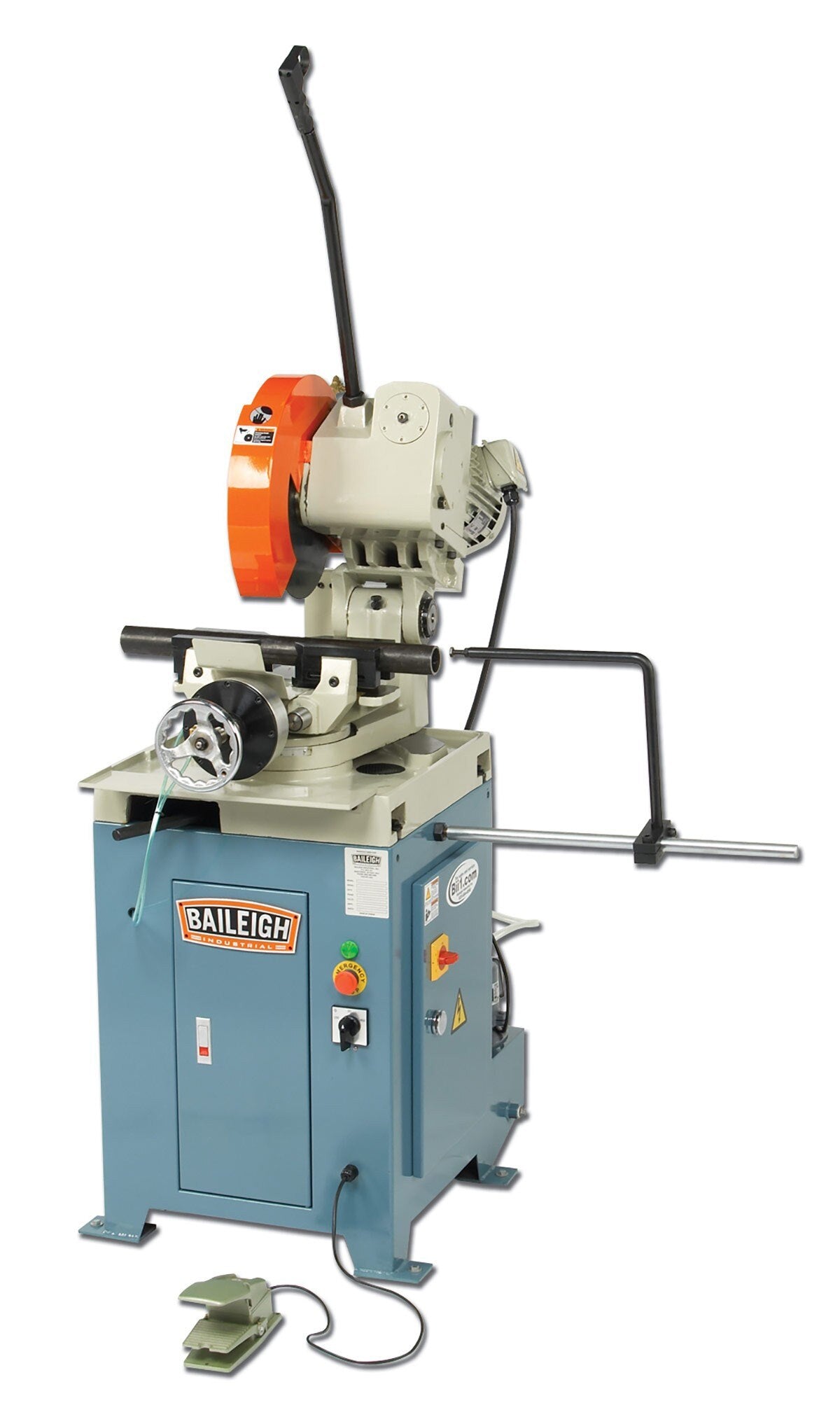 Baileigh Industrial BA9 1002574 CS 350P Manual Cold Saw - Precision Metal Cutting for Fabrication, DIY Projects & Workshop Use