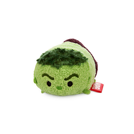 Disney Marvel Hulk Tsum Tsum Mini Plush Toy - Soft Collectible Stuffed Animal for Kids & Adults - Perfect for Bedroom Decor, Gifts & Avengers Fans Collection