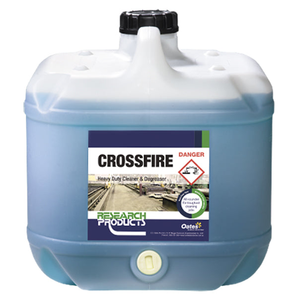 Crossfire Concentrated Cleaner & Degreaser - Heavy-Duty Research Products for Industrial & Automotive Use - Perfect for Labs, Garages & Workshops
