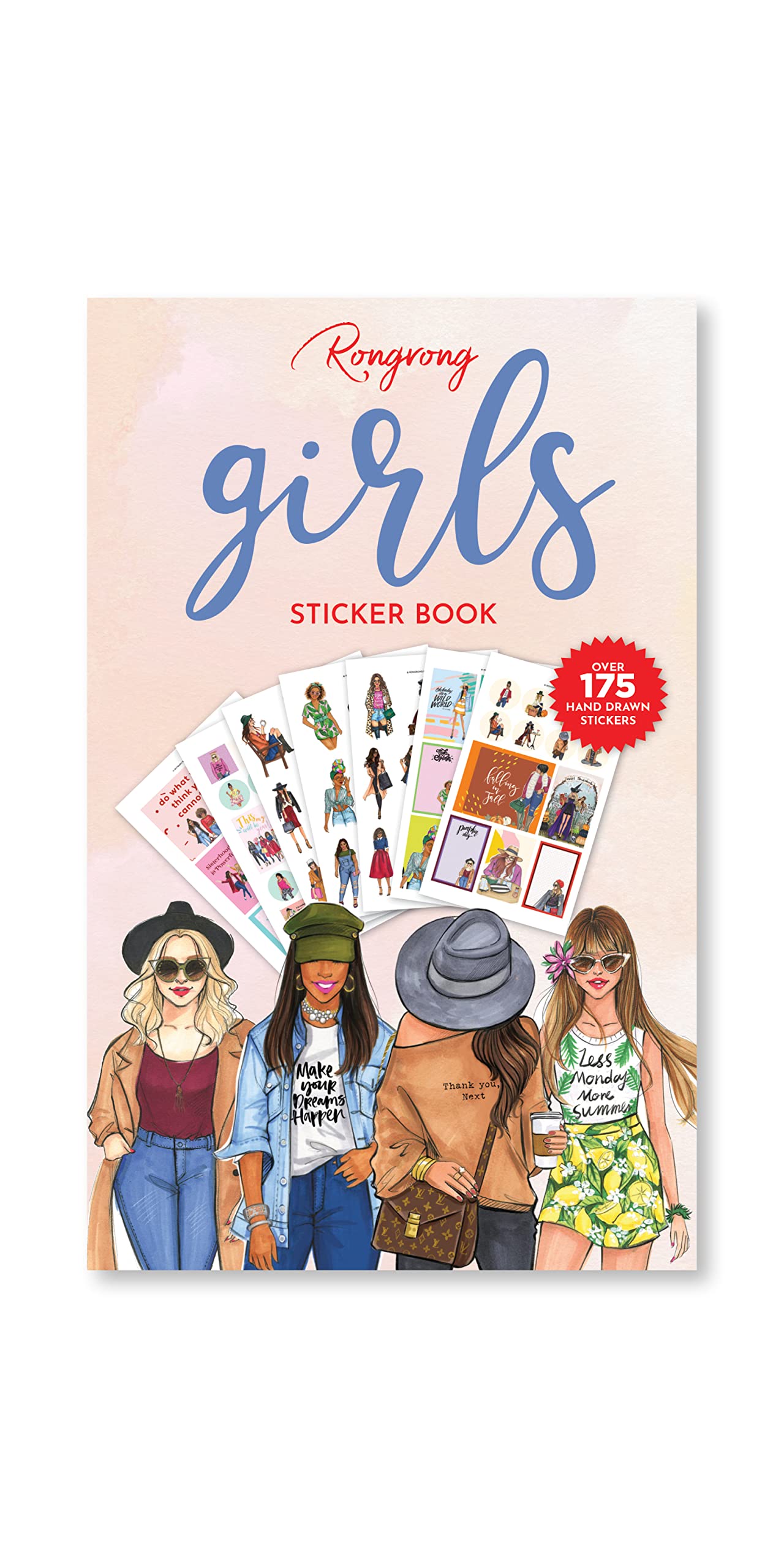 Premium Hand-Drawn Doll Planner Stickers Book - 15-Page Scrapbook Accessories for Journals, Calendars & DIY Projects | Cute Stationery for Girls, Bullet Journaling & School Organization