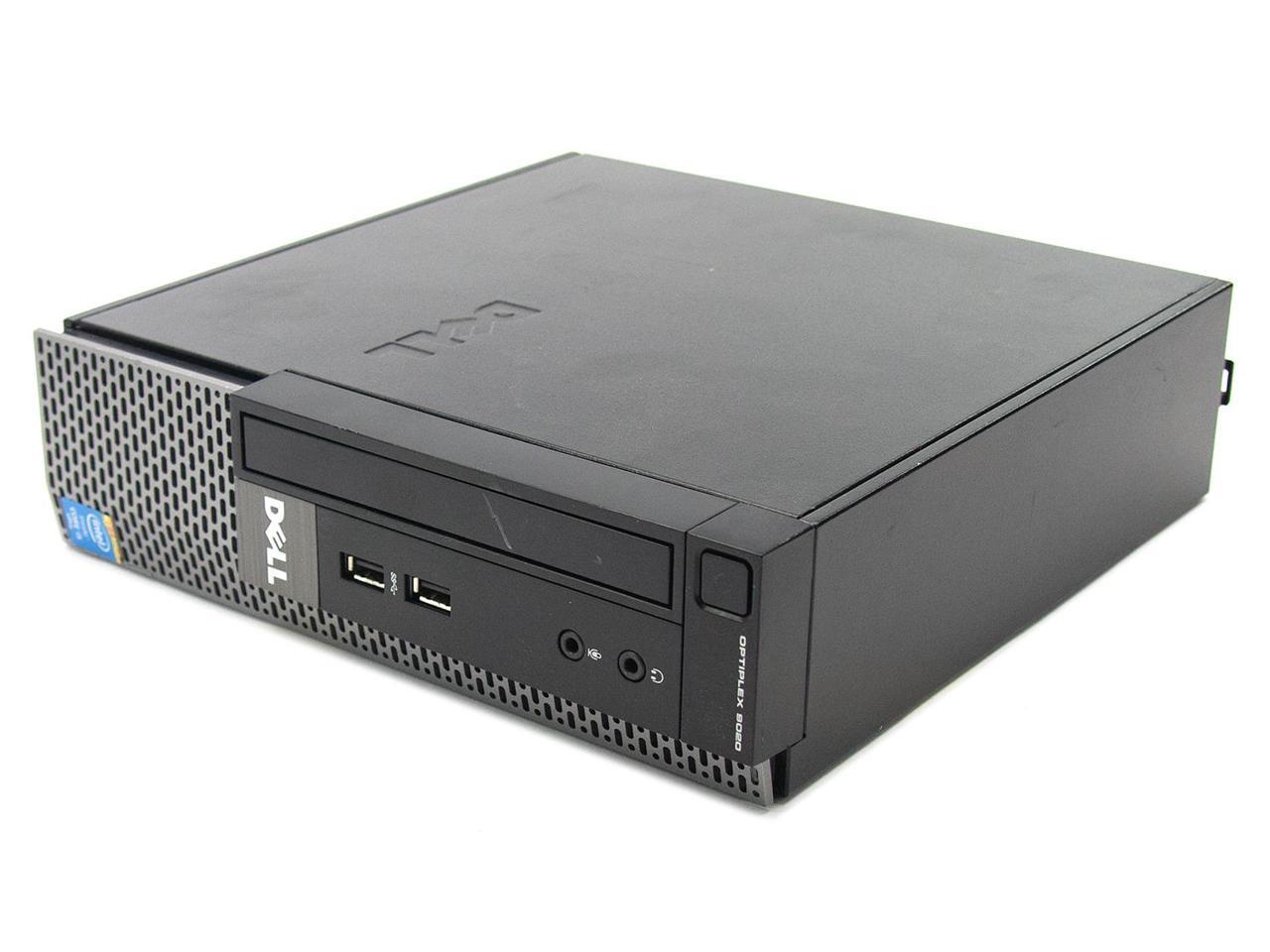 Dell OptiPlex 9020 USFF Ultra Small Desktop PC - Intel Quad Core i5-4590S 3.7GHz, 8GB DDR3 RAM, 128GB SSD, Windows 10 Pro 64-bit - HDMI, DisplayPort, VGA, DVD RW, USB WiFi - 1 Year Warranty - Perfect for Home Office, Business Workstations & Compact Computing Needs