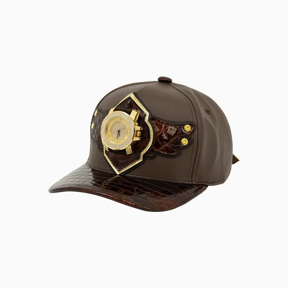 Breyer's Buck 50 Leather Watch Hat - Genuine Leather Adjustable Cap for Men - Perfect for Outdoor Adventures, Hunting, and Casual Wear