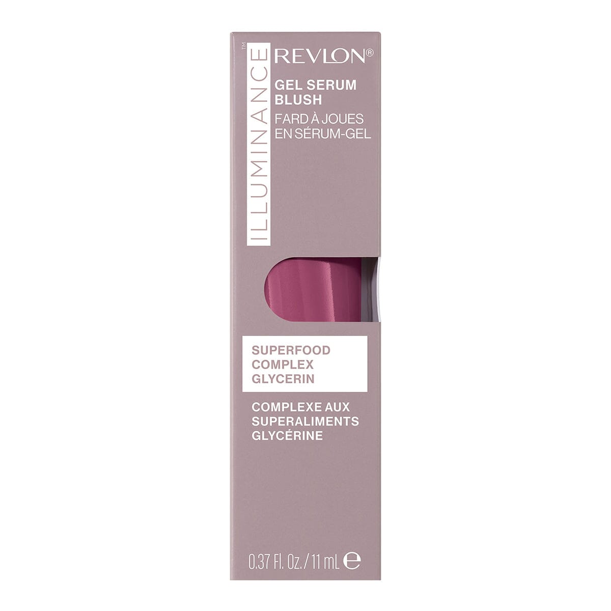Revlon Illuminance Gel Serum Blush - Brilliant Berry Shade, Hydrating & Long-Lasting Cheek Color for a Natural Glow | Perfect for Daytime Makeup & Special Occasions
