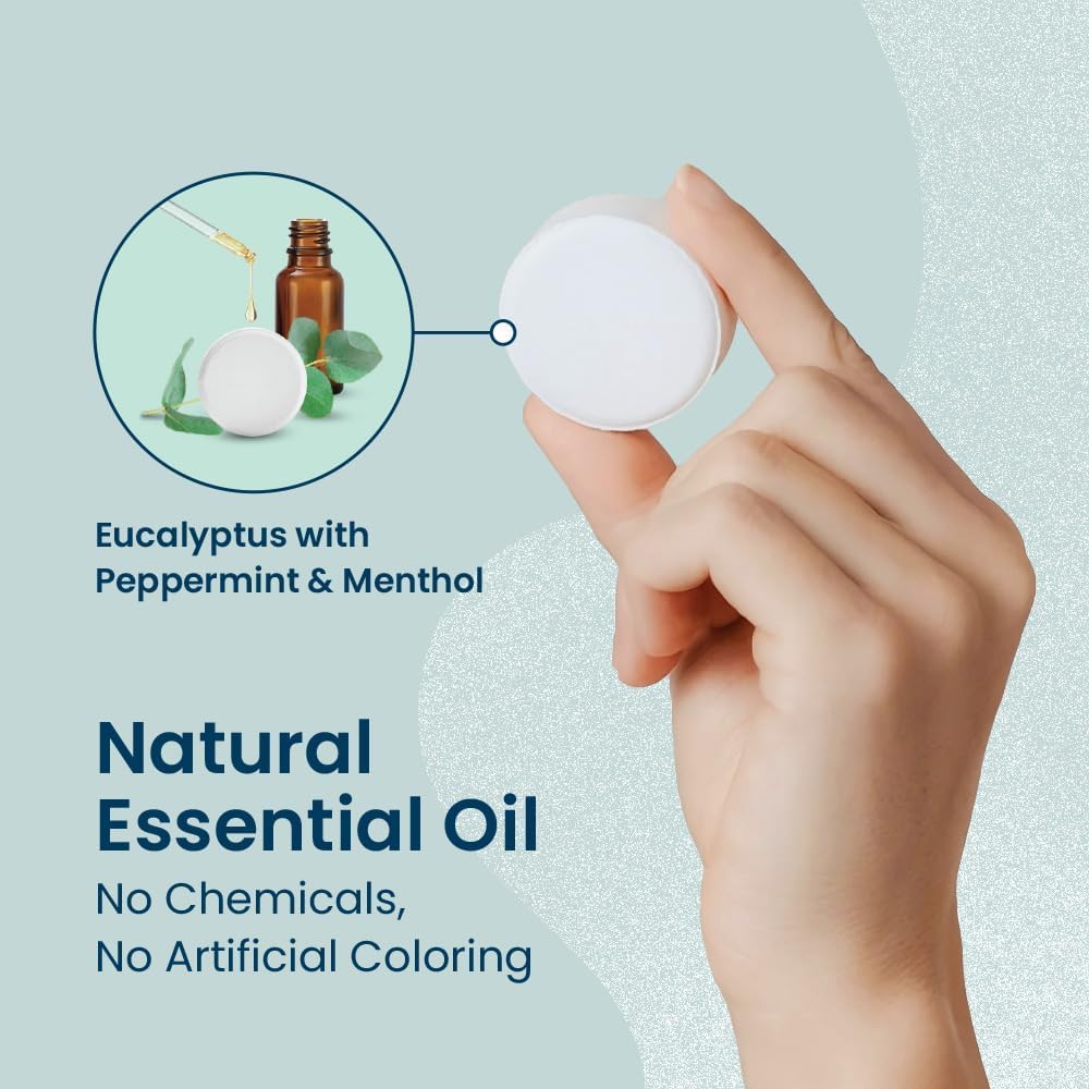 Body Restore Aromatherapy Shower Steamers (30 Pack) - Eucalyptus & Rose Essential Oil Shower Bombs for Stress Relief - Perfect Gifts for Women, Men & Mom - Relaxing Bath Accessories for Spa Night, Self-Care & Stress Relief