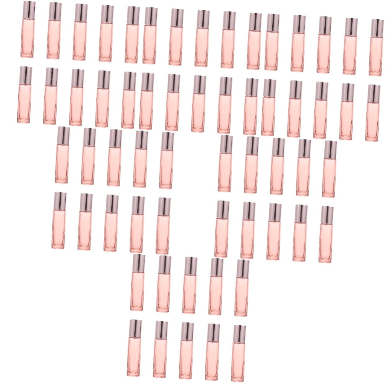 60pcs 10ml Essential Oil Bottles - Glass Roller Bottles with Waterproof Lids for Aromatherapy, DIY Skincare & Travel | MAGICLULU Cosmetic Containers & Diffuser Bottles