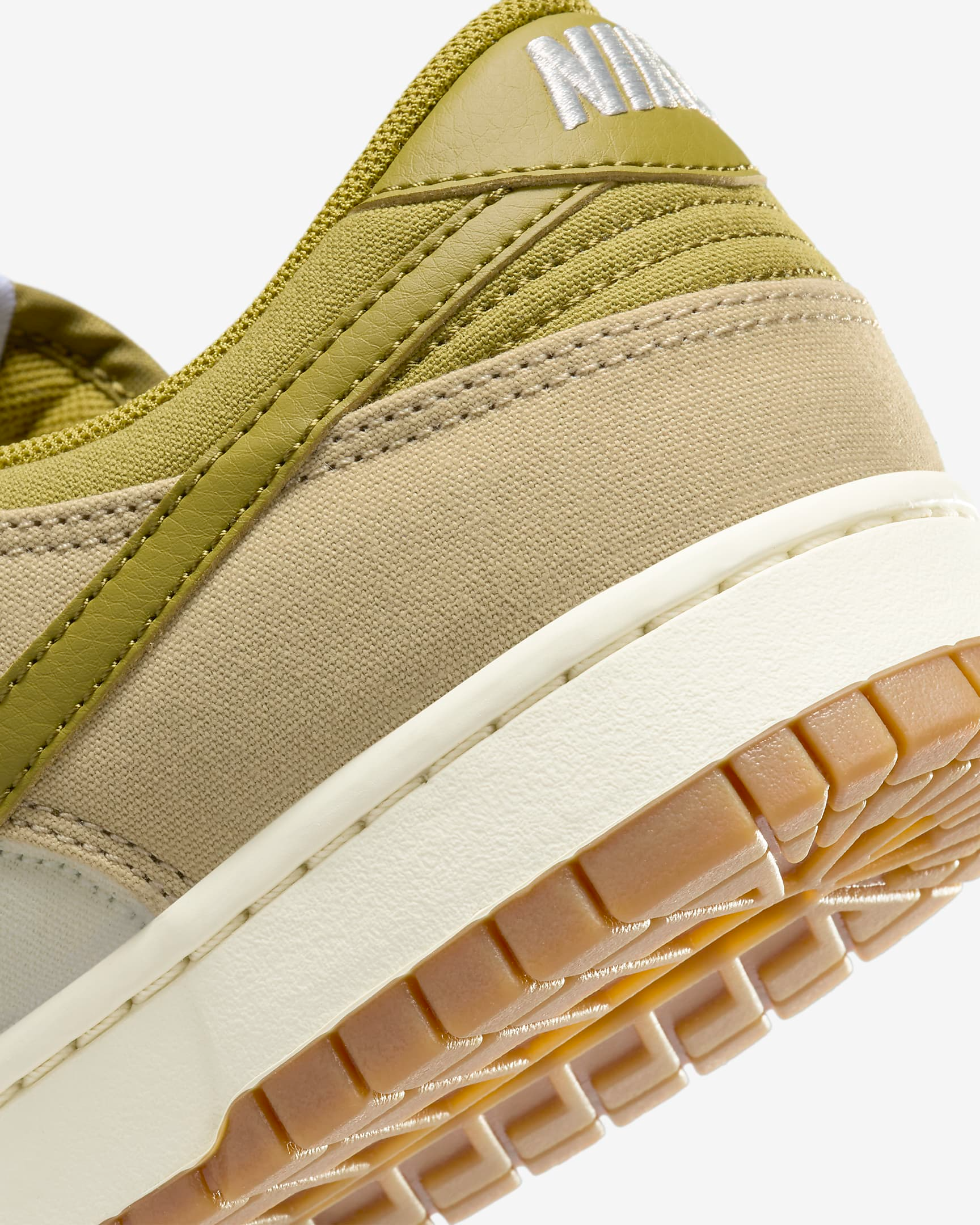 Nike Men's Dunk Low Sneakers - Sail, Cream II, Limestone & Pacific Moss | Casual & Streetwear Fashion Shoes for Everyday Wear