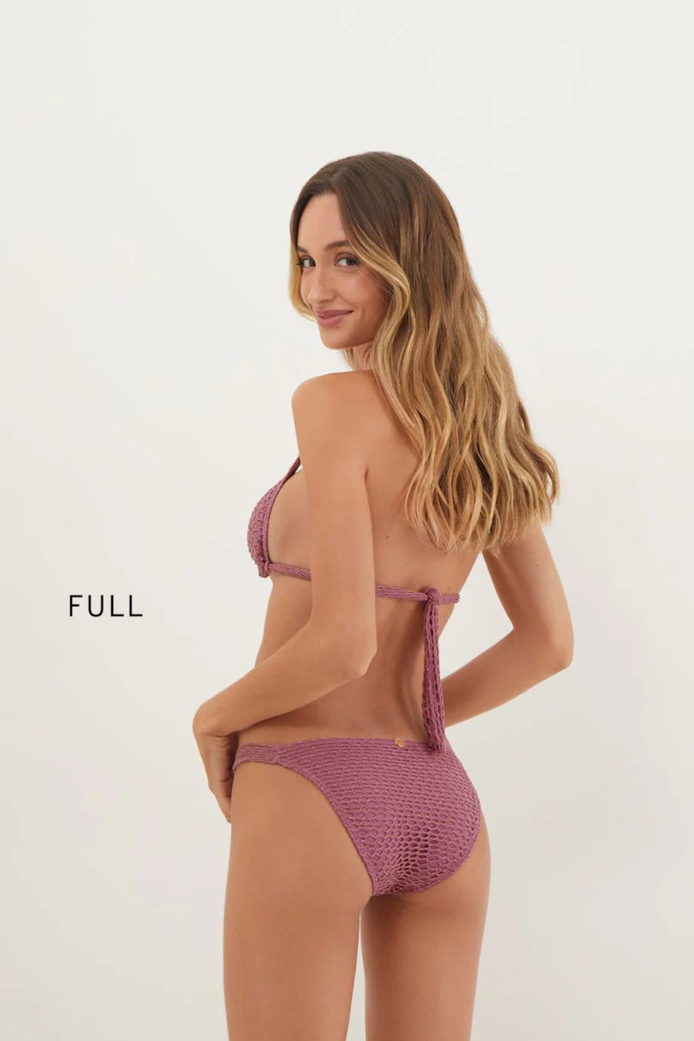 Lee Tri Top & Basic Bottom Bikini Set - Pink Swimwear for Women | Beach, Pool & Summer Vacation Outfit