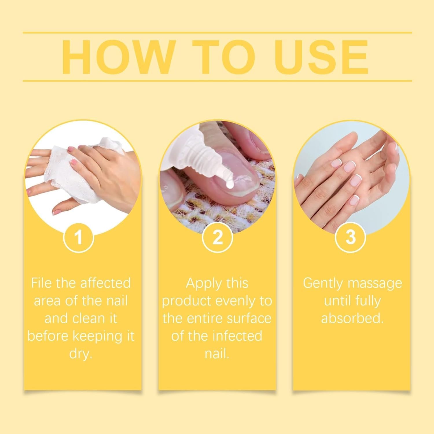 RIDOY Bee Venom Nail Soothing Solution & Serum for Nail Growth & Repair - Treats Thick, Broken & Discolored Nails, Restores Healthy Nails - Perfect for Manicures, Pedicures & Nail Care Routines