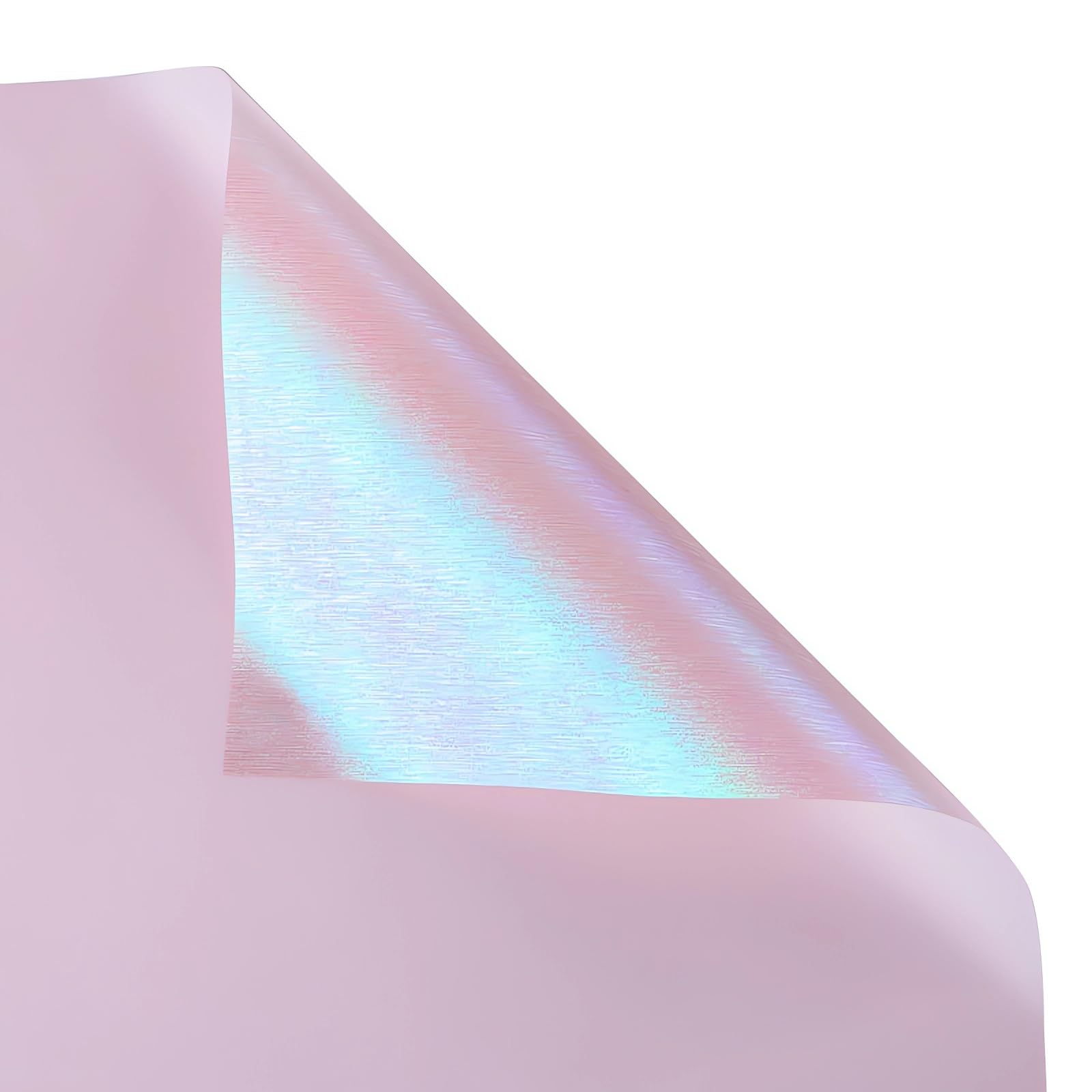 MLSG 20 Sheets Waterproof Floral Wrapping Paper - Bouquet Gift Wrap for Wedding, Birthday, DIY Crafts | Premium Florist Supplies Packaging Paper (Aqua Pink) - Perfect for Gift Boxes, Party Decor & Special Occasions
