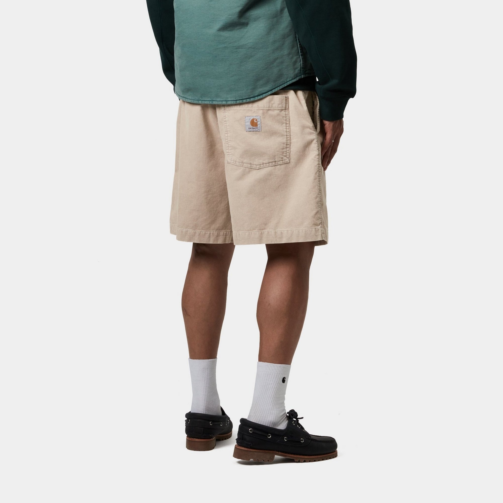 Reynold Corduroy Shorts for Men - Dusky Beige Washed Comfortable Casual Wear | Perfect for Summer Outings, Beach Trips & Relaxing Weekends