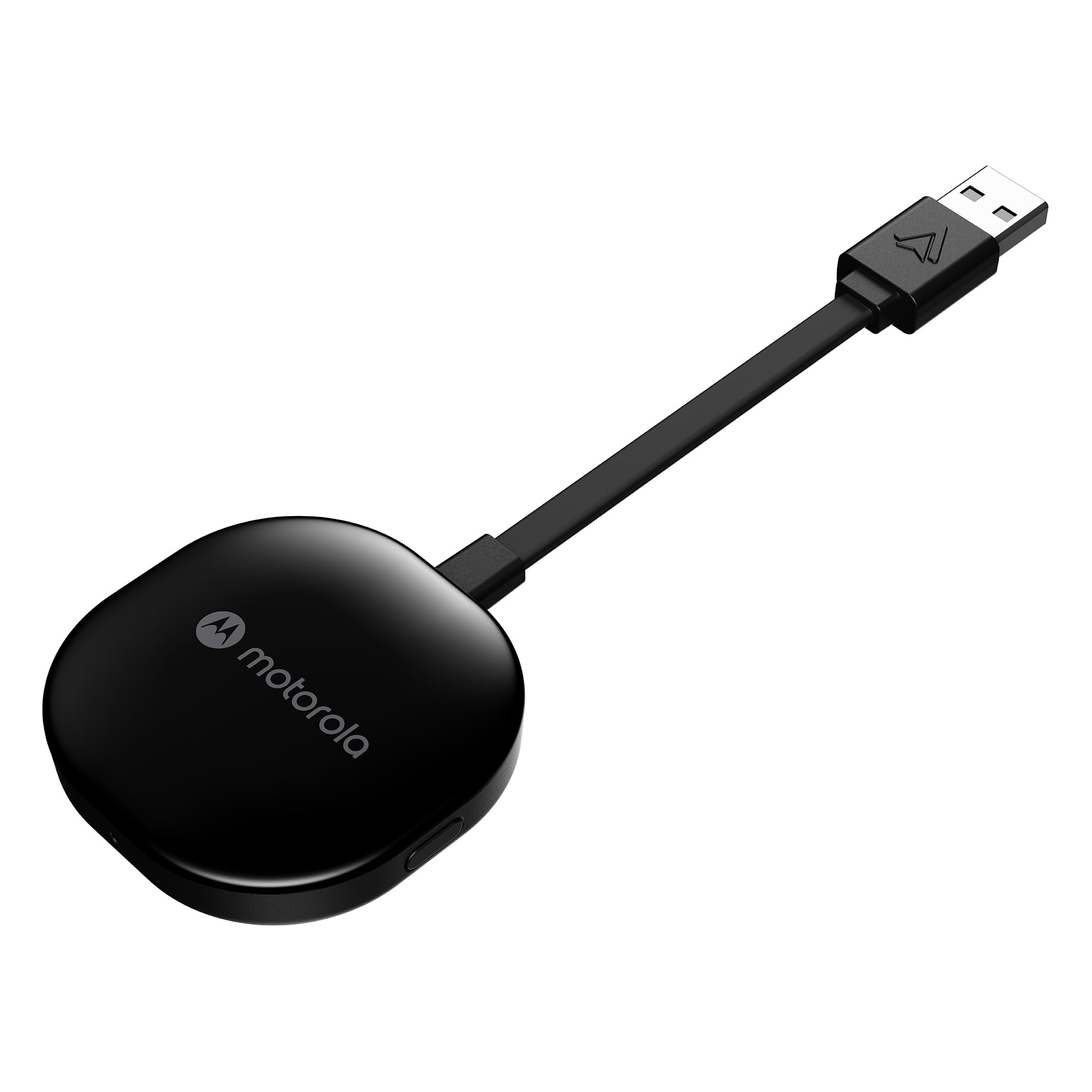 Motorola MA1 Wireless Android Auto Car Adapter - Fast & Stable Connection with Google-Licensed Technology - Plug & Play USB Type-A - Non-Slip Gel Pad - Perfect for Hands-Free Navigation, Music & Calls While Driving