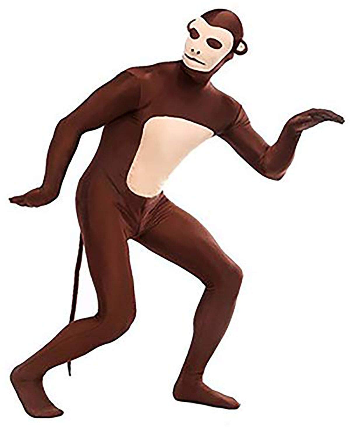 VSVO Full Body Greenman Suit - Lime Green Costume for Halloween, Cosplay, and Comedy Skits - One Size Fits Most Adults