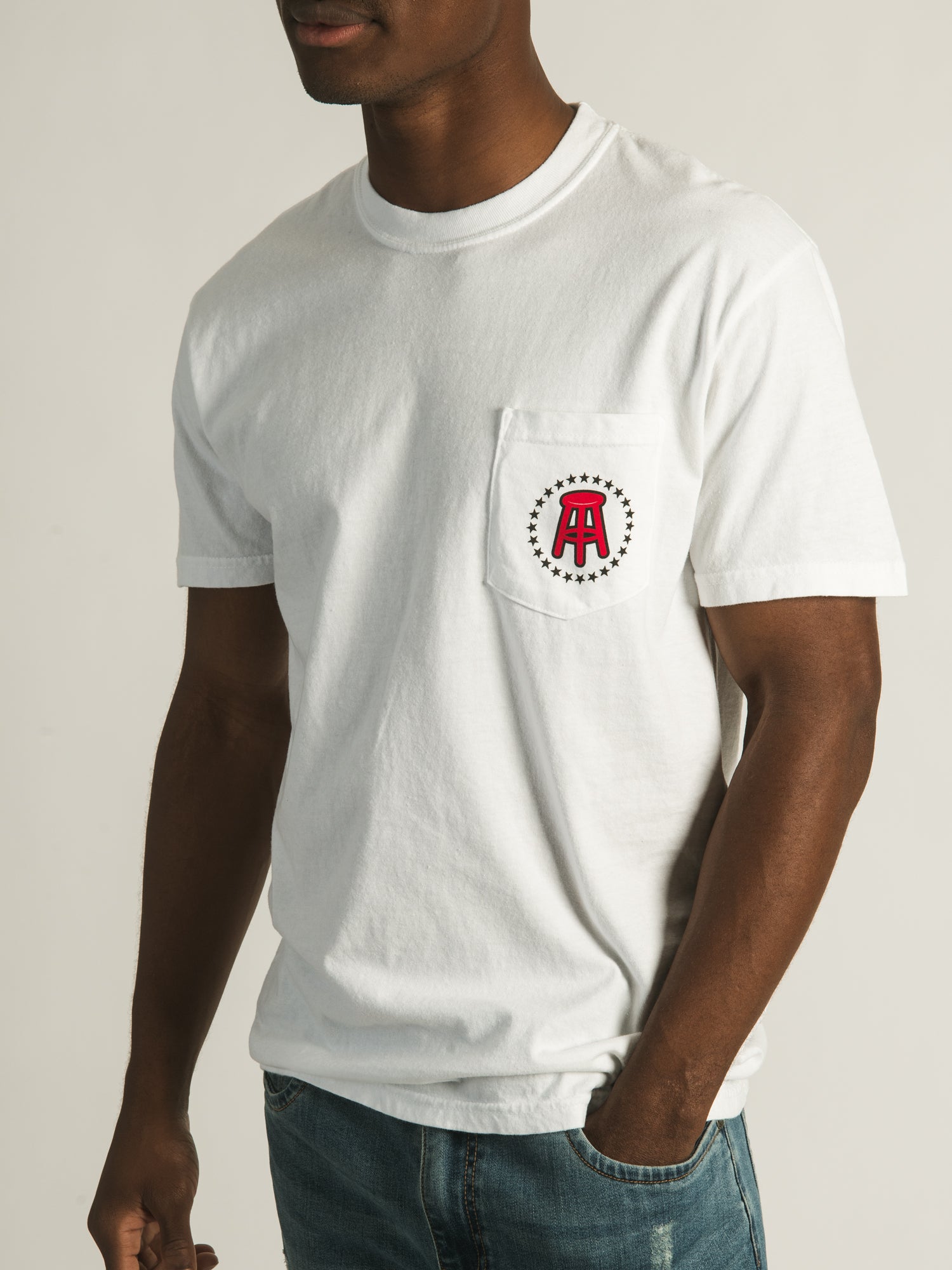 Barstool Sports Pocket T-Shirt - Comfortable & Stylish Men's Tee for Casual Wear, Gym & Everyday Use | Clearance Sale