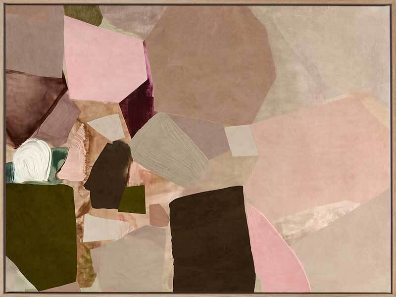 Abstract Desert Landscape Canvas Art Print - Modern Wall Decor for Living Room, Bedroom & Office