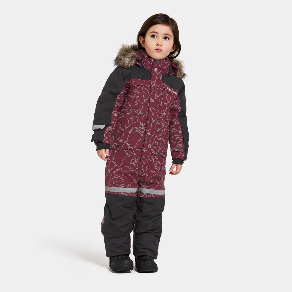 Didriksons Bjarven Special Edition Kids Snowsuit - Waterproof Winter Jacket & Pants Set with Grundsun Reflective for Boys & Girls - Perfect for Skiing, Snowboarding & Outdoor Winter Activities