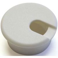 1-1/2 Inch White Grommet Desk Cable Management Hole Cover (61622) - Perfect for Office Desks, Home Workstations & Computer Setups