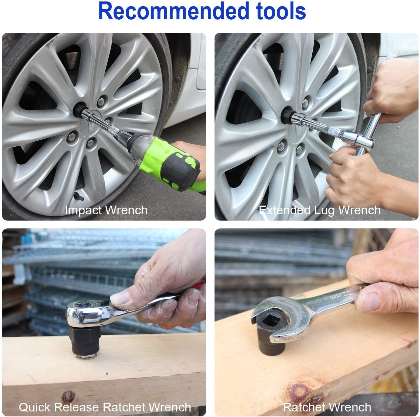 10-Piece Bolt & Nut Extractor Set - Remove Damaged, Rusted Bolts - for Auto & DIY Repairs