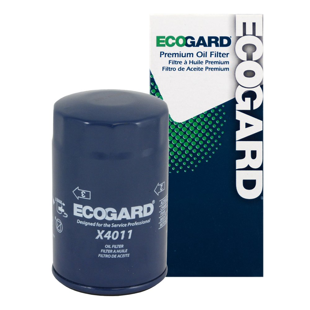 ECOGARD X4011 Premium Spin-On Engine Oil Filter for Conventional Oil - Compatible with AM General Hummer 5.7L (1995-1996), Buick Roadmaster 5.7L (1994-1996), Regal 3.1L (1989-1993), Commercial Chassis 5.7L (1994-1996) | High Performance Oil Filtration for Smooth Engine Protection - Ideal for Daily Driving, Off-Road Adventures & Vehicle Maintenance