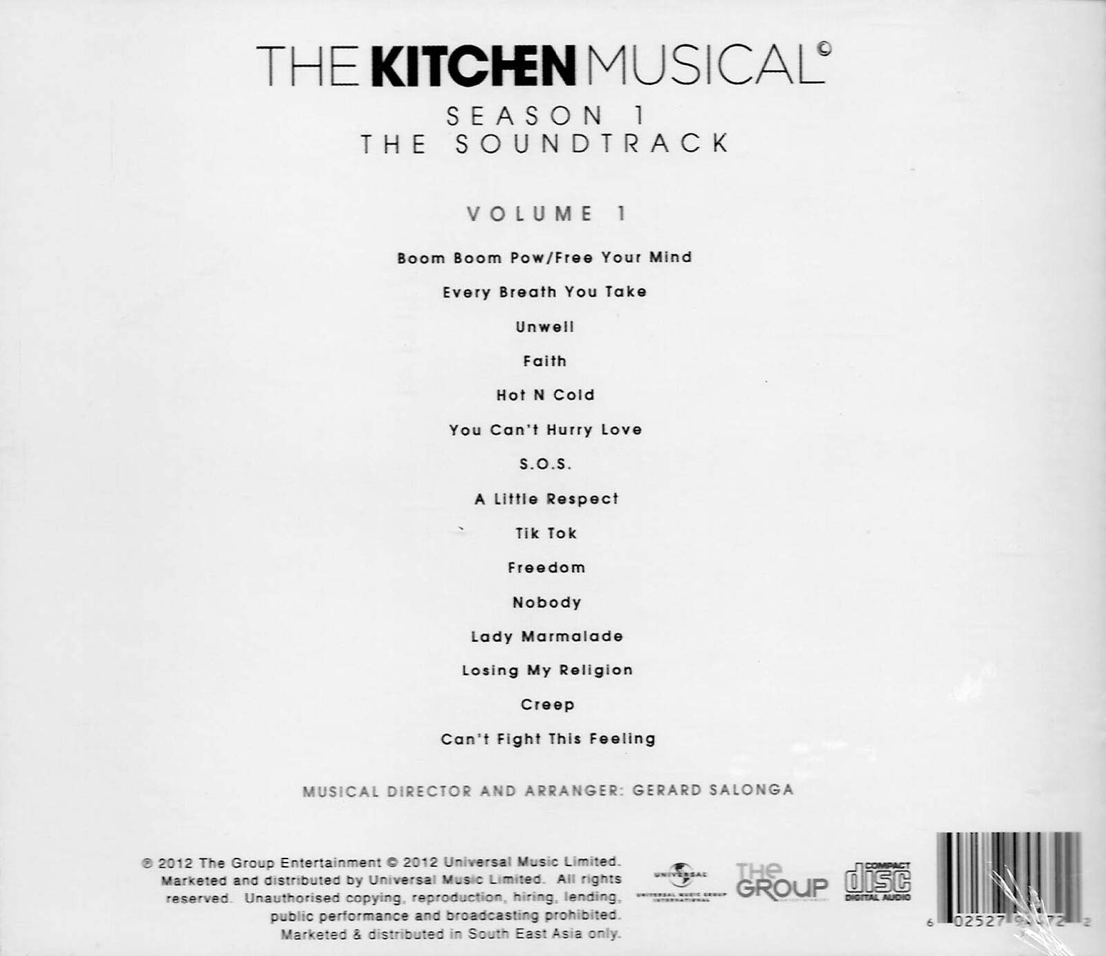 Kitchen Musical: Season 1 DVD - English Subtitles | Romantic Comedy Drama Series | Perfect for Binge-Watching & Asian Drama Lovers