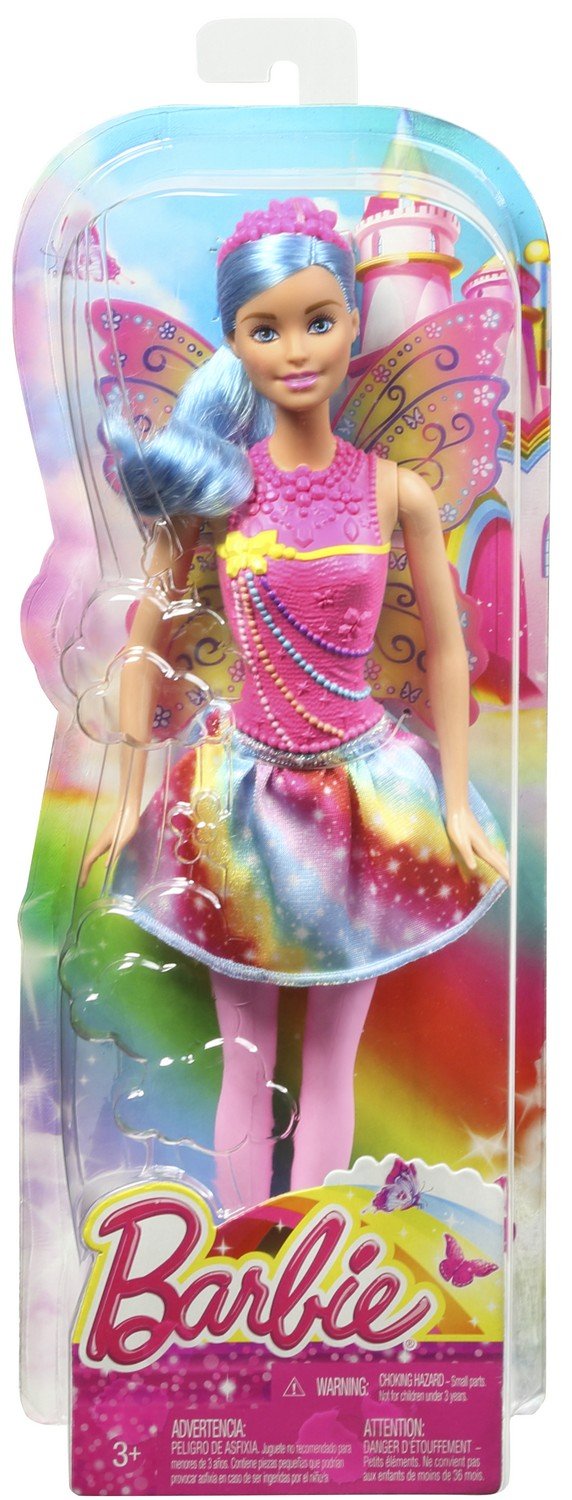 Barbie Fairy Doll with Rainbow Fashion Dress - Magical Playtime Toy for Kids | Perfect for Birthday Gifts, Dress-Up Games & Fantasy Storytelling