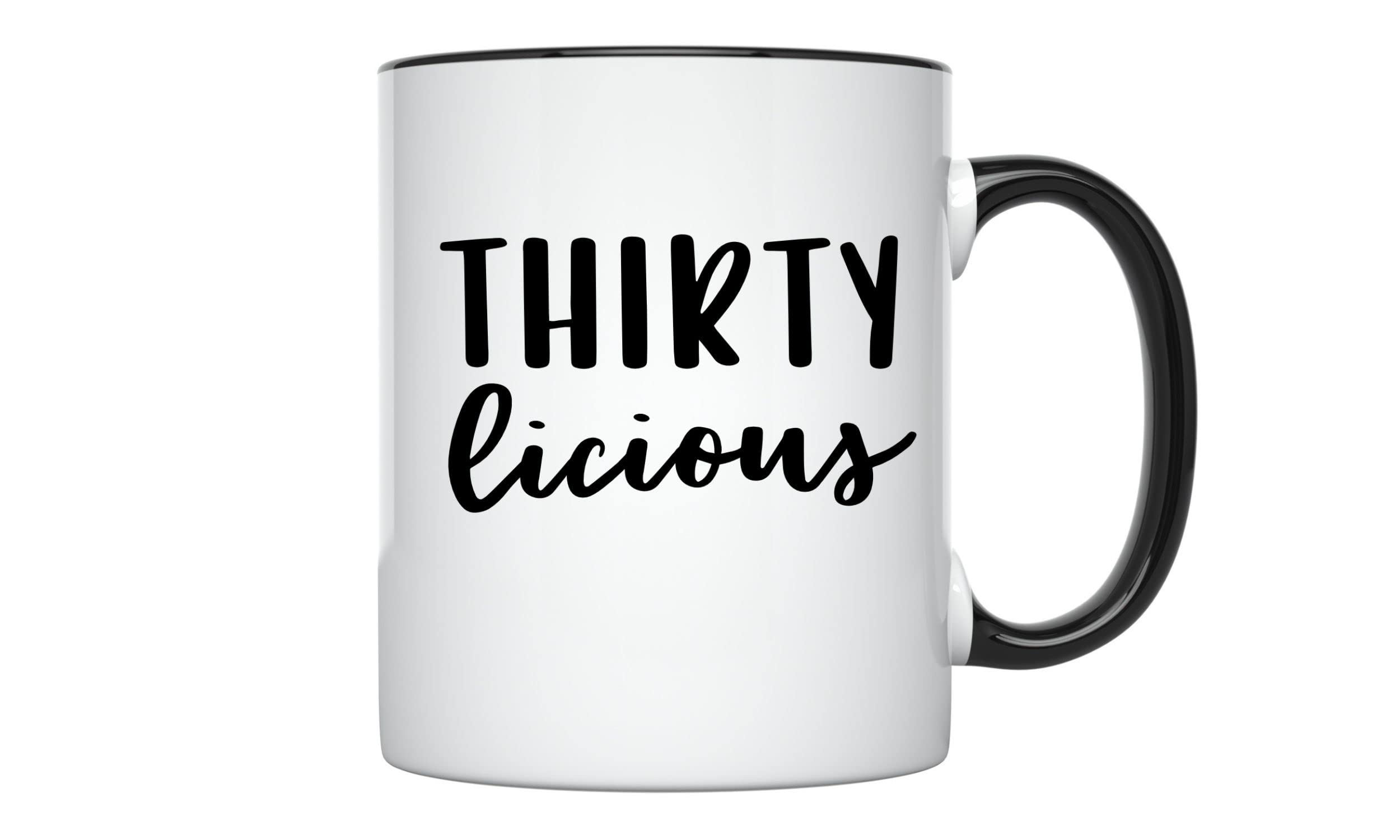 30th Birthday Gifts for Women - Thirty Licious 11oz White Mug - Perfect for Her Milestone Celebration, Office Use, or Relaxing Coffee Moments