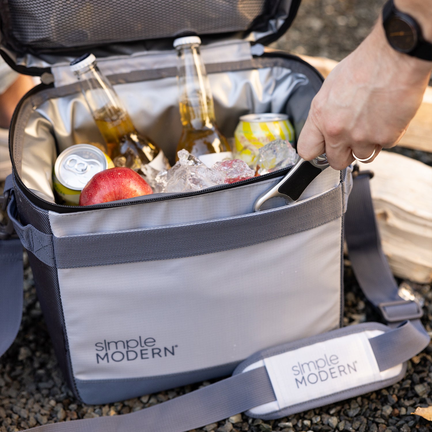 12 Can Soft Cooler - Portable Insulated Lunch Bag for Picnics, Beach, Camping & Outdoor Adventures | Day Cooler for Drinks & Snacks