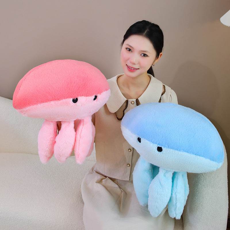 Cute Jellyfish Stuffed Animal Plush Toy - Soft & Huggable Kawaii Ocean Friend for Kids, Girls, Boys - Perfect for Bedroom Decor, Birthday Gifts & Cuddle Companions